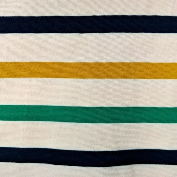 J. Crew Oversized Striped Boatneck Cotton Tunic Top Pink XXS - Picture 7 of 11